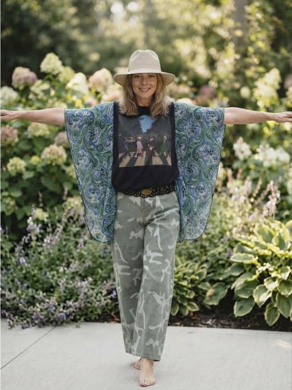 Upcycled RARE golden girls Abbey road tee